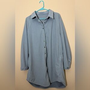 Women's Corduroy Long Sleeve Button Up or Dress